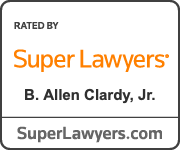 Rated by Super Lawyers: B. Allen Clardy, Jr. logo